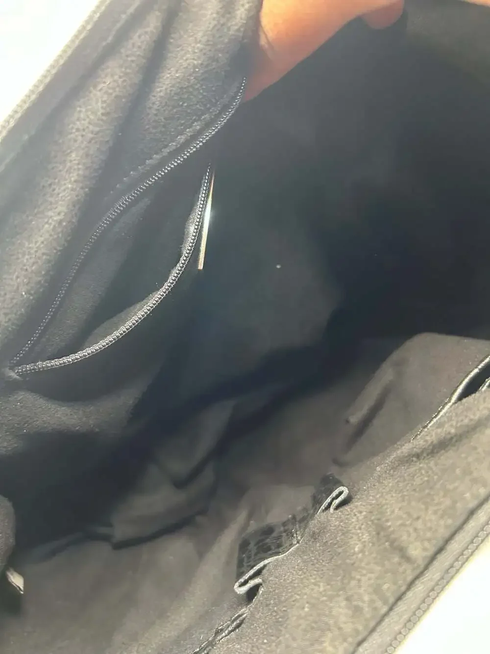 Black Genuine Suede Leather Hobo Shoulder Bag